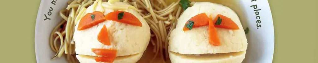 Join in the fun as you create silly and funny food art with your grandchildren. You can eat the result!