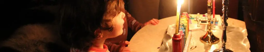 Here are the blessings for lighting Hanukkah candles.