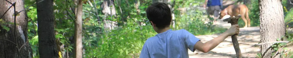 A hike, of whatever distance, allows you to discover what is around you by using all your senses.