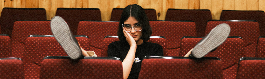 In a scenario set in a school’s theater group, teens and their grandparents explore whether to give up acting or to persevere.