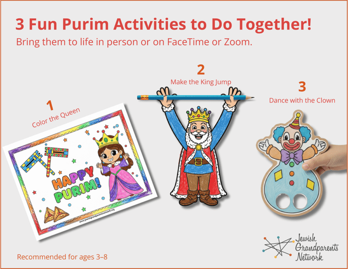 3 Fun Purim Activities to Do Together - Jewish Grandparents Network